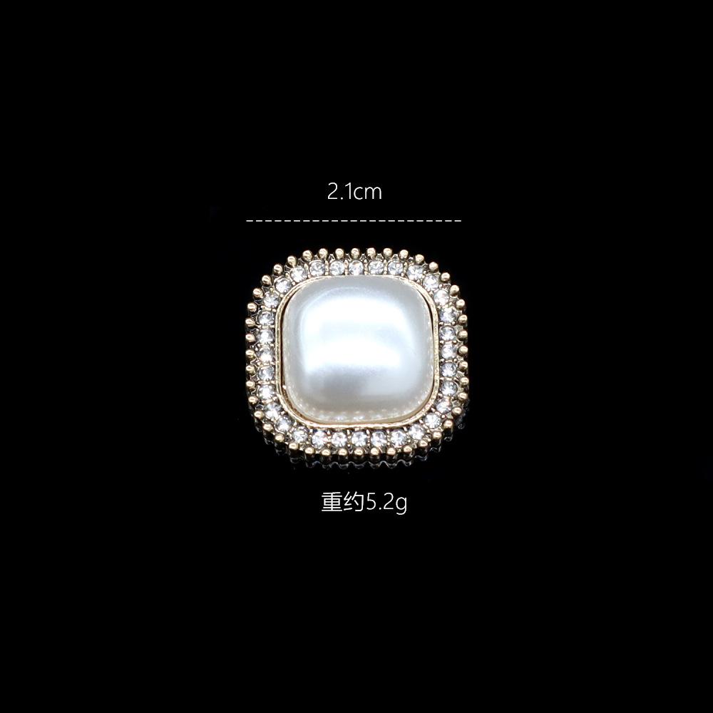 Xiaoxiangfeng Retro Old Series Alloy Jewelry Pearl Diamond Hole Shoes Diy Flat Bottom Buckle Mobile Phone Case Accessories