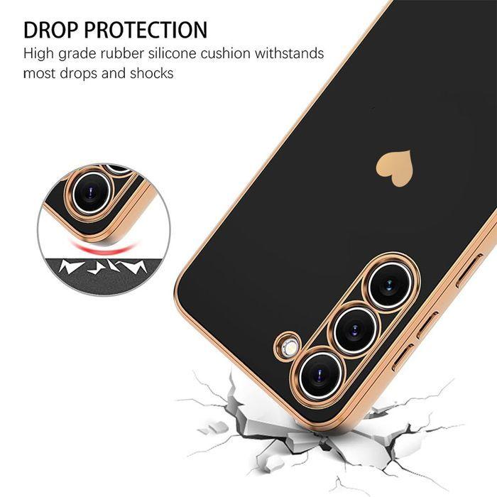 Coque pour Samsung Galaxy A37 5G, Protection Anti-Rayures Souple + Bandoulière Noire