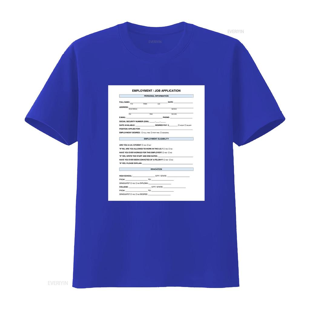 Job Application Vintage Adult S 4xl T Shirt Vintage Washed Unisex Breathable Slightly Top For Everyday Wear Graphic Soft