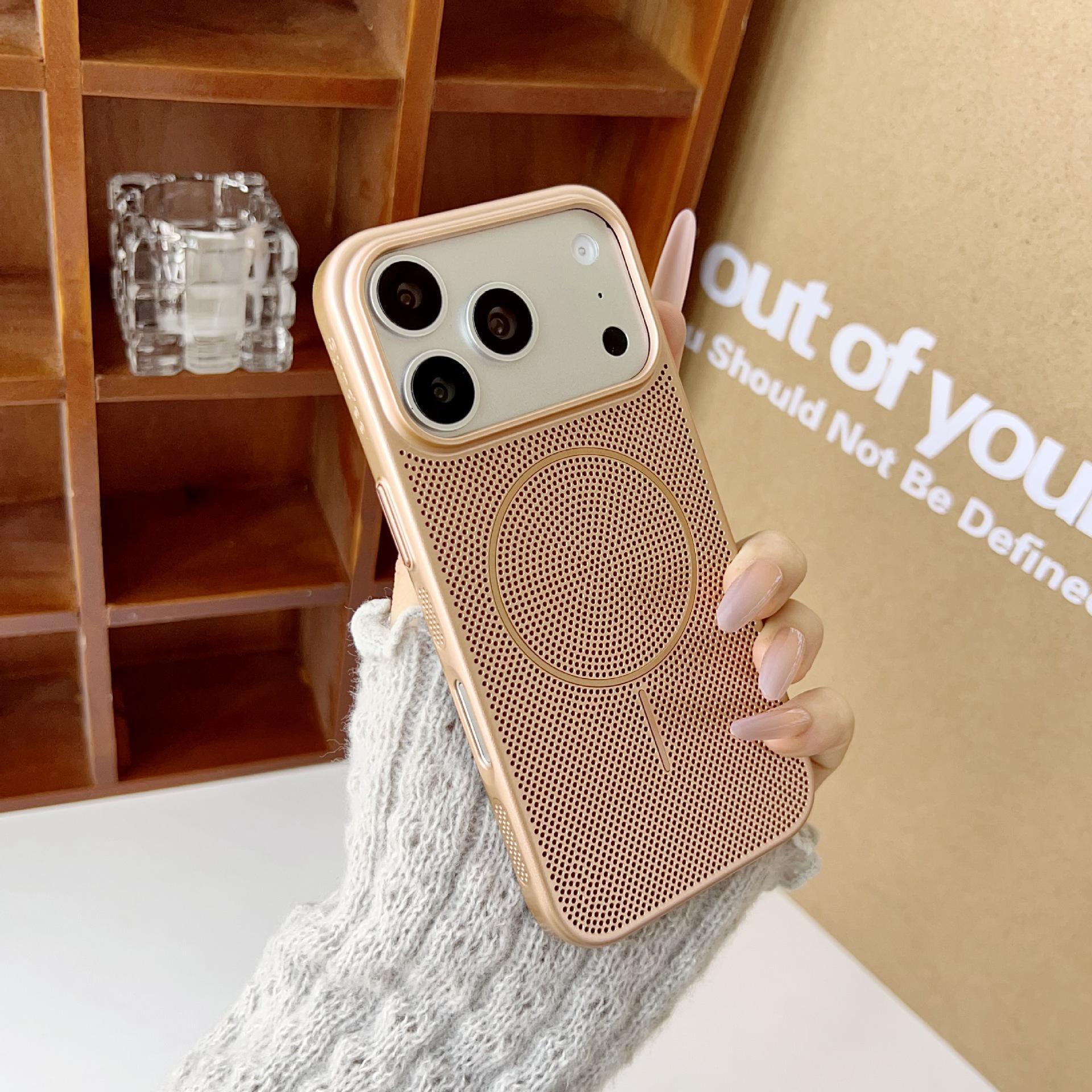 Magnetic Ultra-thin Excimer PC Cooling Case for iPhone 17 Pro Max 17 Pro