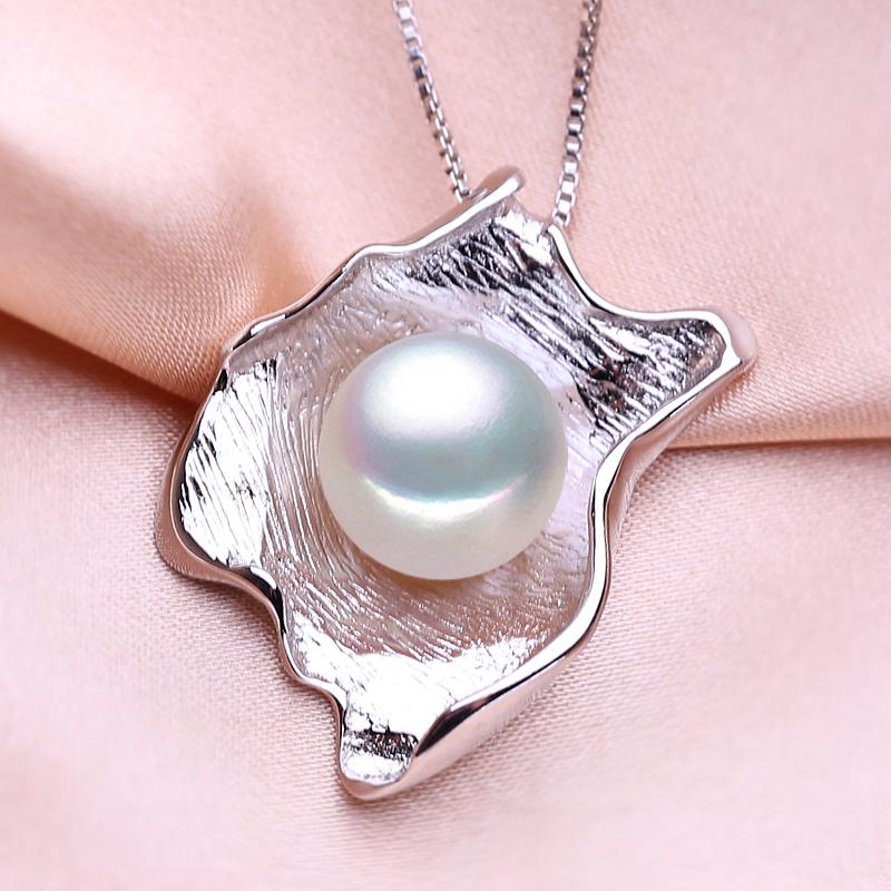 

SENIKO 10-11 мм пресноводное жемчужное ожерелье с фианитом, модные ожерелья с листьями и листьями для женщин белый