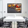 Grains Spices Spoon Peppers Canvas Painting Kitchen Decor Posters Print for Dining Room Wall Art Pictures Home Art Decor