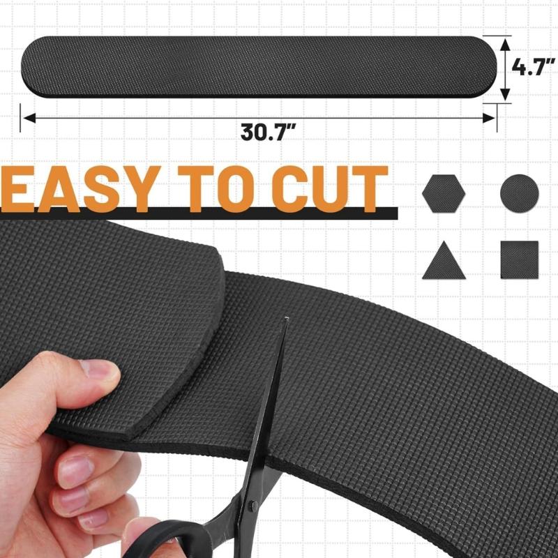 Multipurpose Antislip Pad for Sofa Chair Recliner Easy Installation Without Tool Durability Rubber Without Mark A0KF