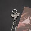 1Pc Retro Detachable Skull Moth Pendant Shoe Decor Chain Easy-Release Buckle Mechanism Ideal Diy  Accessory