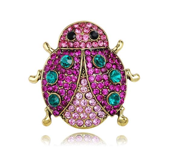 

Creative Insect Brooch Multicolor Animal Series Pins There Are Beetle, Ladybug, Spider, Snail Series Pin Accessories