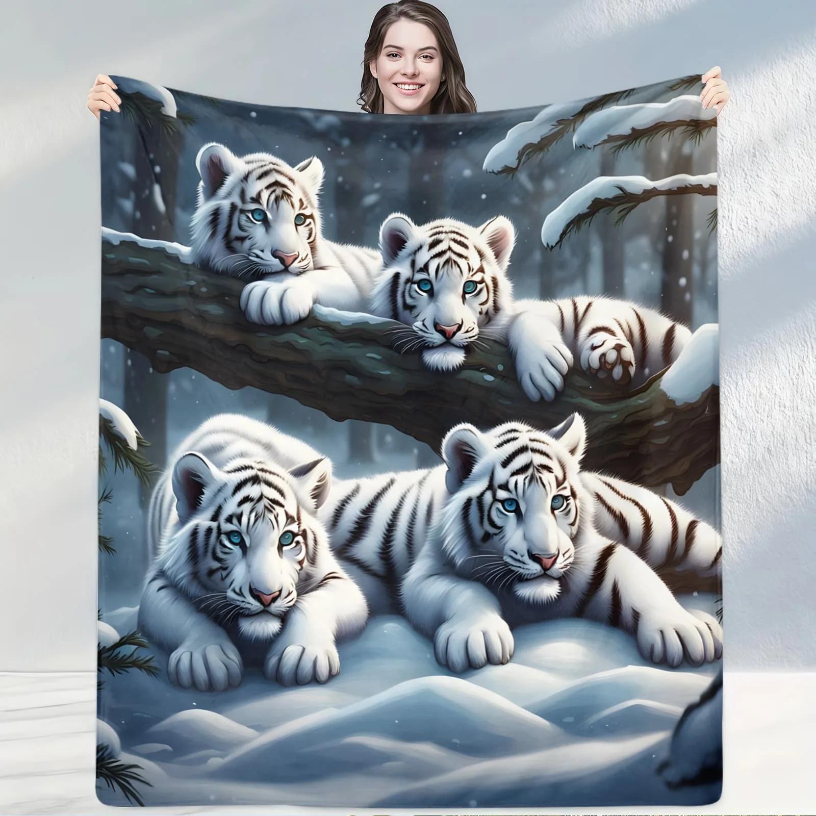 

Flower Field Cute Pet Joy Blanket Bright Throw for Living Rooms Decor Gift with Pets Blooms Showing Lively Pastoral Charm 40x50inch 101x127cm