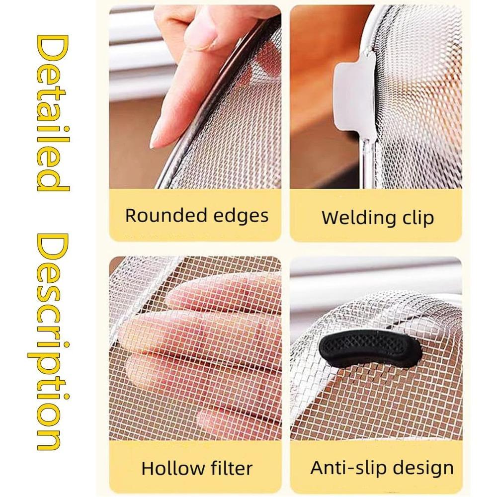 Küchenspüle Edelstahl Siebkorb zum Sammeln von Speiseresten Spülmaschinenfest Küchenwerkzeug zum Abtropfen und Spülen