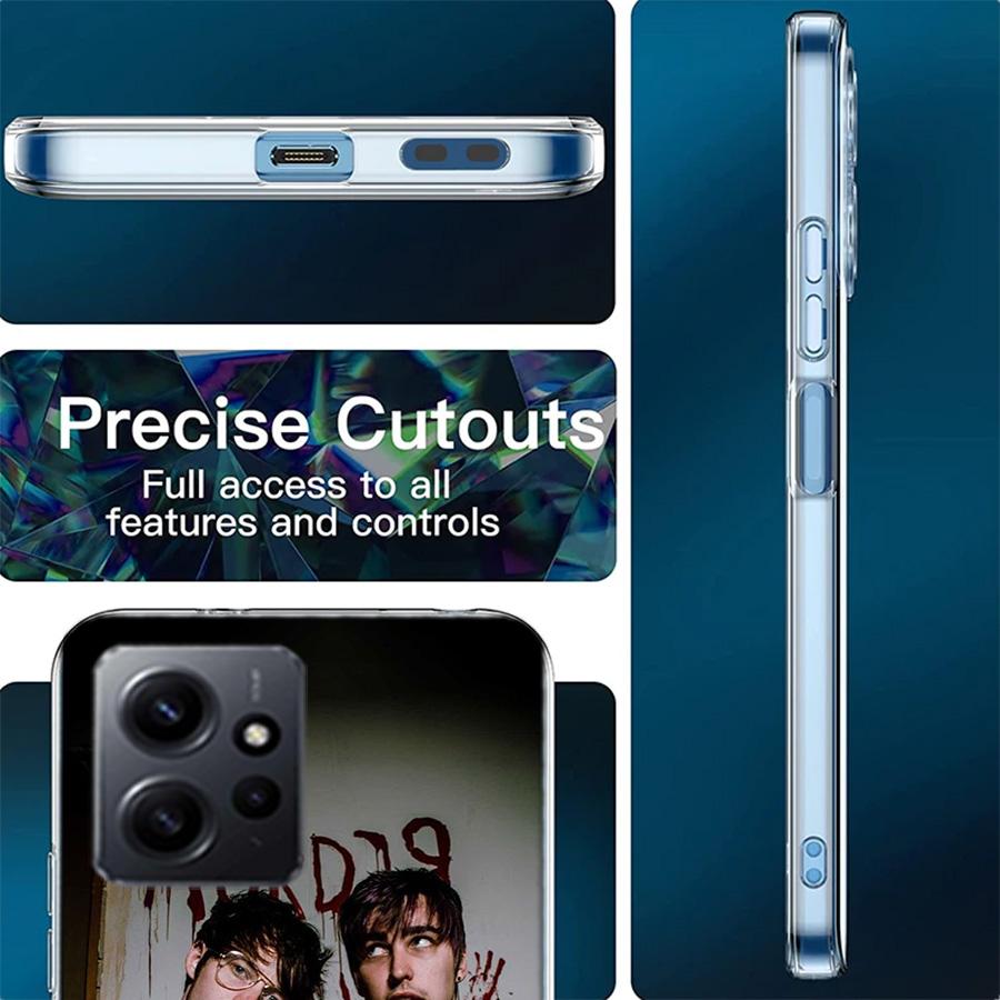 Sam and Colby XPLR Phone Case For Redmi 12 13C 12C 15C 9 10 10C Note 13 Pro Plus 14 15 Pro 9T 9C 9A TPU Soft Cover Clear Cell Ca