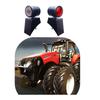 Ensemble Feu Arrière / Latéral Style Majordome ATJ2071 avec Support – Ampoules 12V – Compatible avec les Tracteurs Massey Ferguson, Case IHC & Nuffield (Noir)