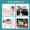 USB Portable Car Air Humidifier Essential Oil Diffuser 2 Modes Auto Off with LED Light for Car Mist Maker Face Steamer