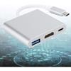 Adaptateur HDMI USB-C - 3 en 1 USB 3.1 Type-C - Sortie HDMI 4K - Power Delivery (PD) - Transfert de données USB