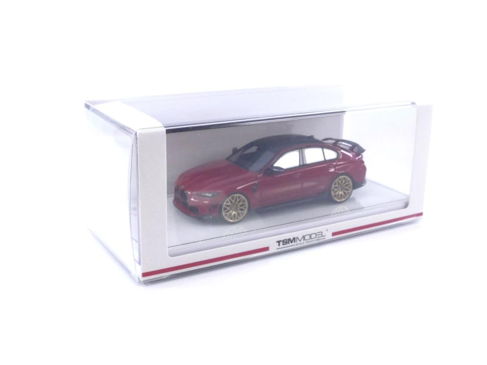 TSM MODEL Scale BMW M3 M Performance Toronto Red Finished TSM430600 1/43 (G80) Metallic, Model,