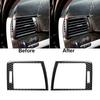 2Pcs ABS Dashboard Air Vent Outlet Cover Trim Fit For BMW 3Series E46 1998-2005