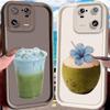 Fresh Green Coconut Case for Xiaomi Mi 15 14 14T 13 13T 12 11 11T Lite POCO X7 X6 5G X5 X3 NFC F6 F5 M7 M6 Pro 4G Cover Funda