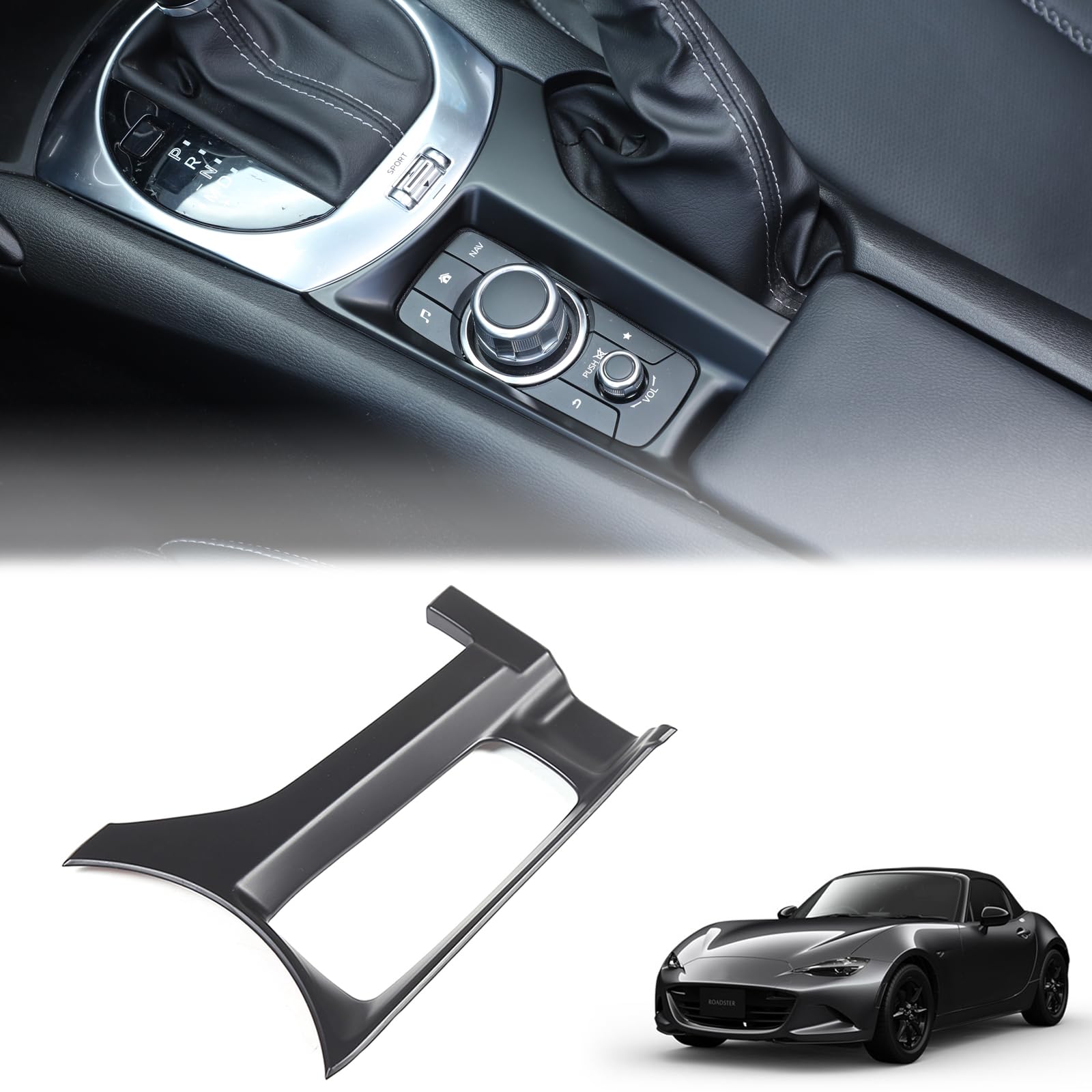 

Hcilloend New Mazda Roadster RF ND Series 2016-2024 Center Console Button Panel Center Console чёрный