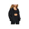 Under Armour Hooded Casual Comfortable Jacket Women Jackets Black 1385895-001