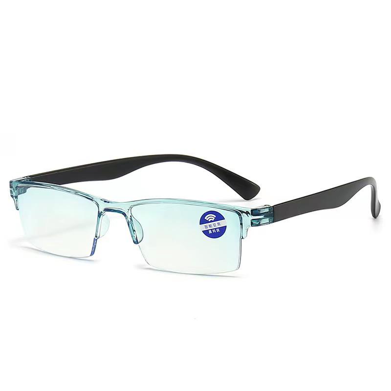 Rimless Smart Zoom Blue Light Blocking Progressive Reading Glasses