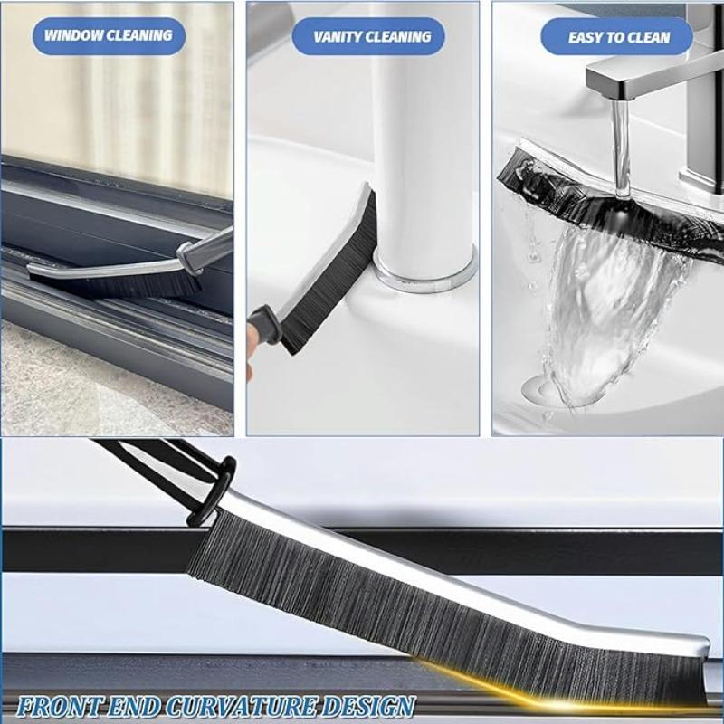 10PCS Gap Brush Toilet Kitchen Tile Bathroom Cleaning Multifunctional Window Slot Groove Dust Brush Hard Bristle Cleaning Brush