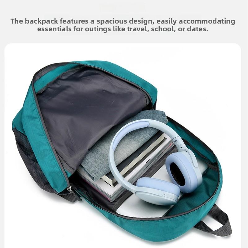 Foldable Outdoor Sports Backpack, Men's and Women's Casual Travel Lightweight Backpack