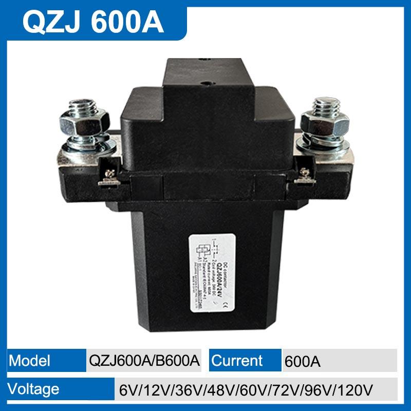 

Контактор постійного струму QZJ 50A 100A 200A 400A 600A 1NO 1NC 6V 12V 24V 36V 48V 60V 72V 84V 96V 120V Джерело живлення для навантажувача 72V&1NO