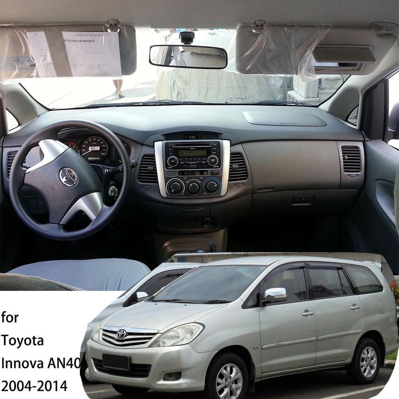 Dashboard Center Console Dashmat Cover Mat for Toyota Kijang Innova AN40 2004 2005 2006 2007 2008 2009 2010 2011 2012 2013 2014