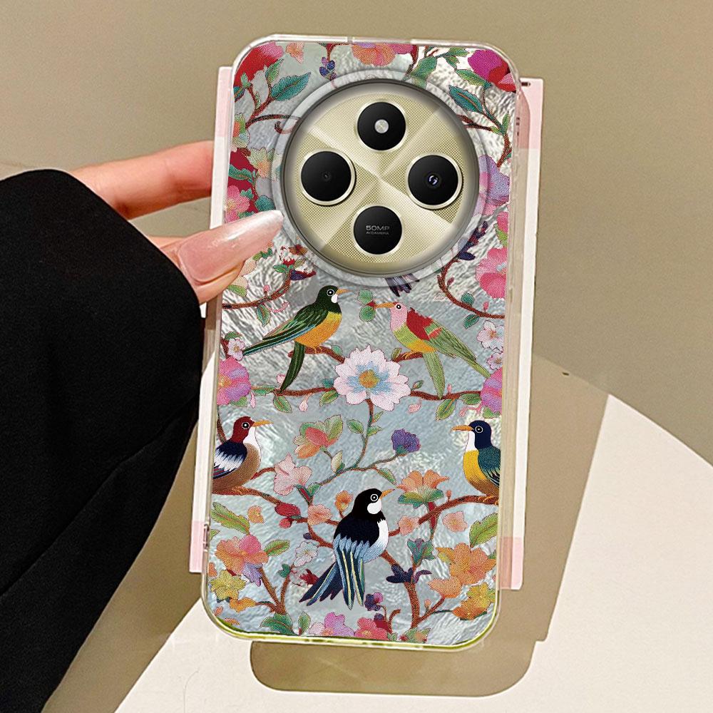 

Black Cat Fox Vortex Texture Phone Case for Xiaomi Redmi Note 14 13 12 11 11S 10 9 8 Pro 9C 13C 14C A5 A3 A4 A3X A1 A2 9A Cover Redmi Note9 Pro max