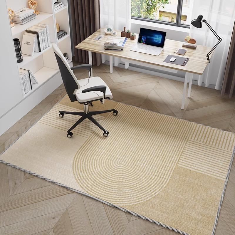 Study Room Carpet Computer Chair Swivel Chair Sound Insulation Living Room Bedroom Wooden Floor Protection Mat Home Decor