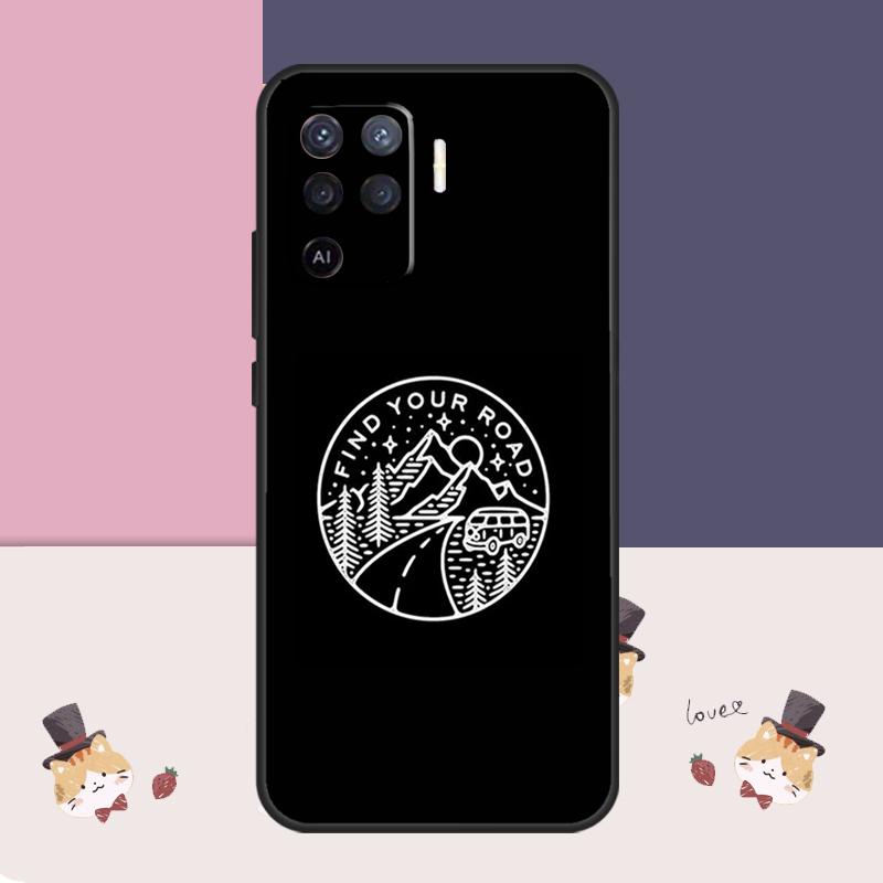 Wanderlust Case For Oppo A76 A96 A16 A60 A98 A58 A78 A18 A38 A80 A40 A77 A57 A17 A74 A54 A94 A15 A5 Pro
