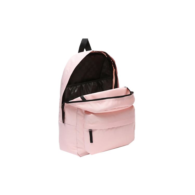 Vans Skateboard Logo Sports Leisure Large Capacity Polyester Backpack Unisex Backpack Pink VN0A3UI6ZJY