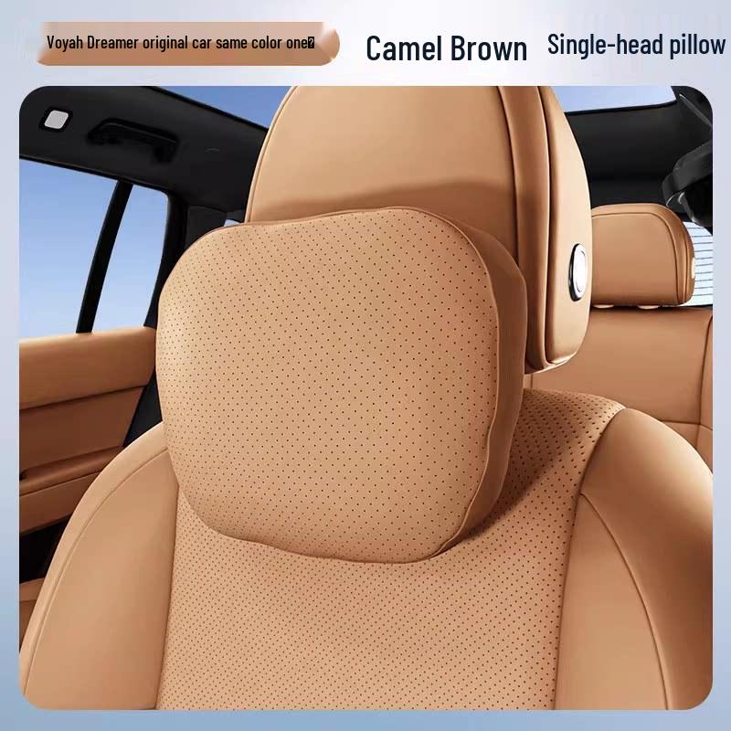 Compatible Headrest & Lumbar Support for Lantu FREE/Zhui Guang/Meng Xiang Jia/Tai Shan/Zhi Yin - Car Neck & Lumbar Protection
