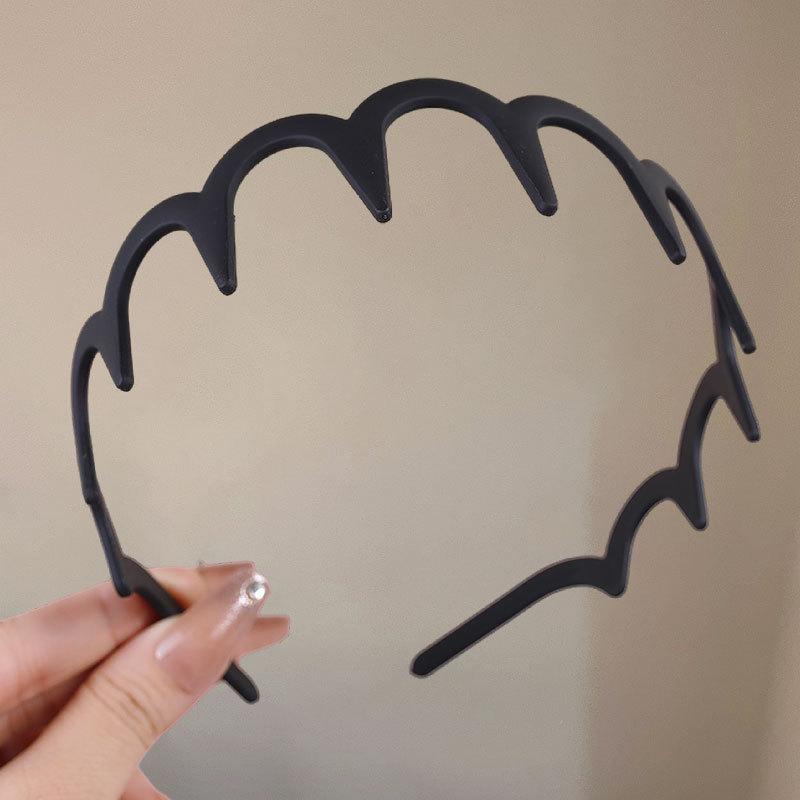 Hairband for Women with Teeth for Face Washing, Non-slip and Wavy Hairpins