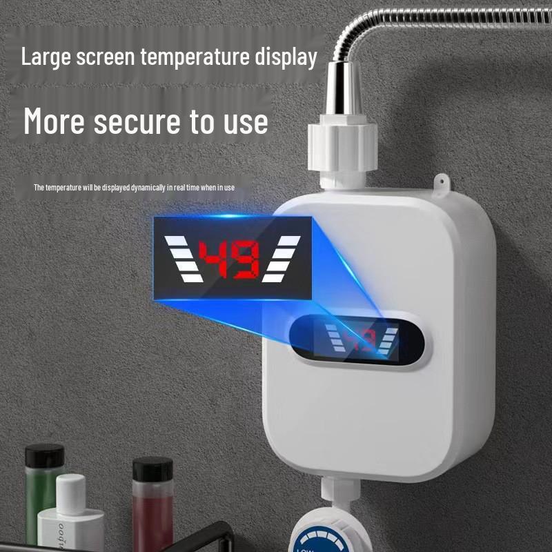 Mini-Wandmontierter Instant-Durchlauferhitzer für Dusche mit konstanter Temperatur