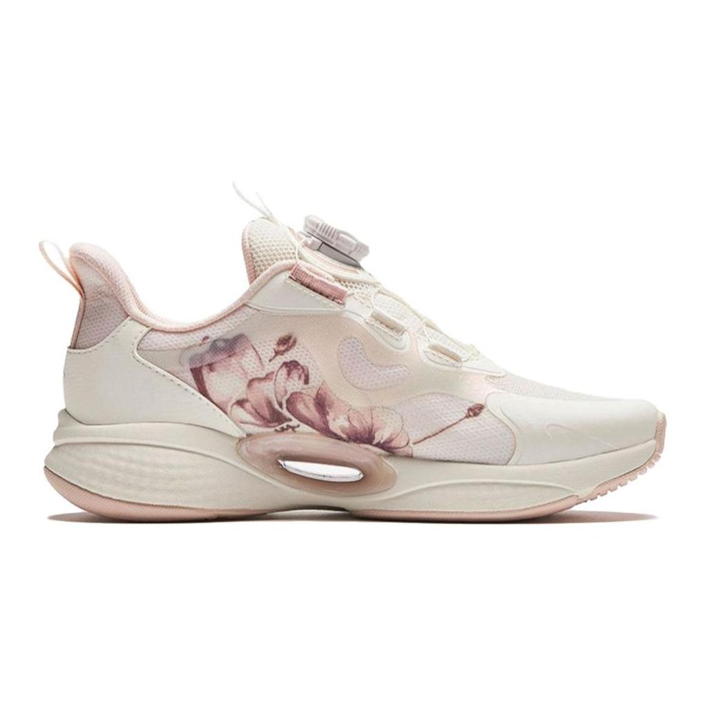 Anta Kids Comfortable Simple Shock Absorption Low Top Running Shoes Kids Running Shoes Pink 322425520-1