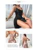 European Silk Pajamas: Sexy Slit Camisole Backless Nightgown