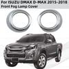 Car ABS Chrome Modification Accessories Plated Front Fog Lamp Cover Trim Paste Style For ISUZU DMAX D-MAX 2015 2016 2017 2018