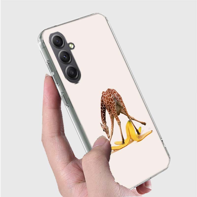 Giraffes Have Long Necks Phone Case for Samsung A16 A26 A36 A56 A17 A37 A57 A07 A06 A02S A03 A04S A05S Galaxy Note 20 10 A50S A7