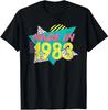Unisexs 43st Birthday Tshirt Born 1983 Retro Streetwear Style Vintage Retro For Unisexs Graphic Tshirts Birthday Gifts Tshirt