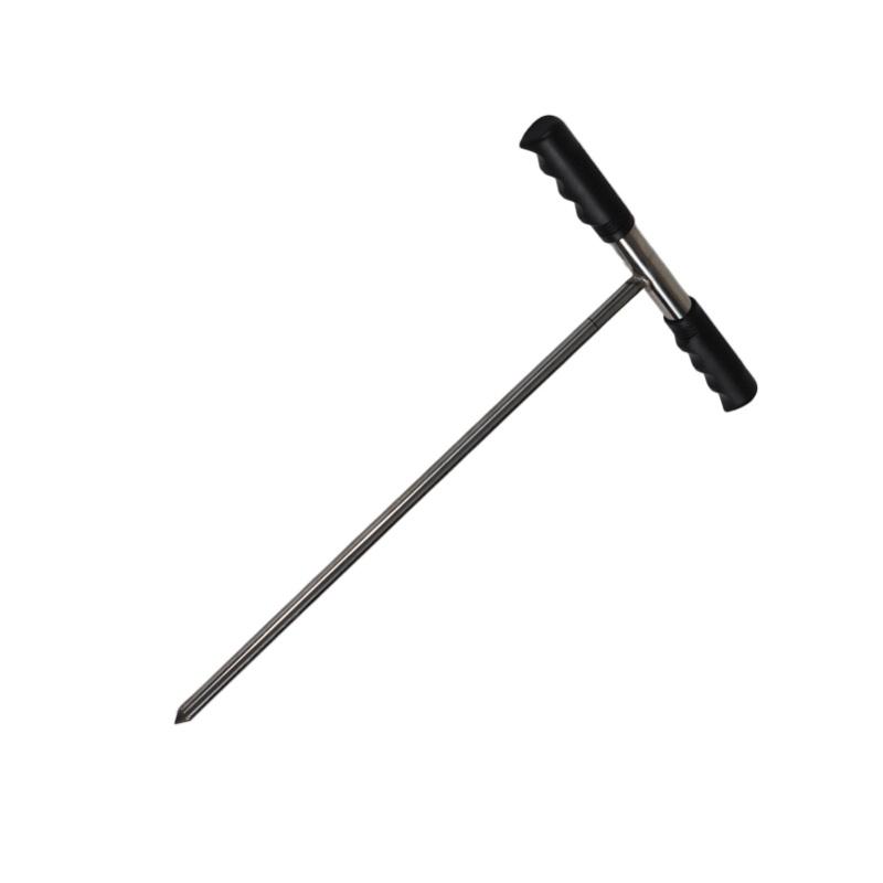 Sondy do pobierania próbek gleby z uchwytem T, regulowaną ostrą końcówką, ze stali nierdzewnej, narzędzie do pobierania próbek gleby do pielęgnacji roślin, na farmę
