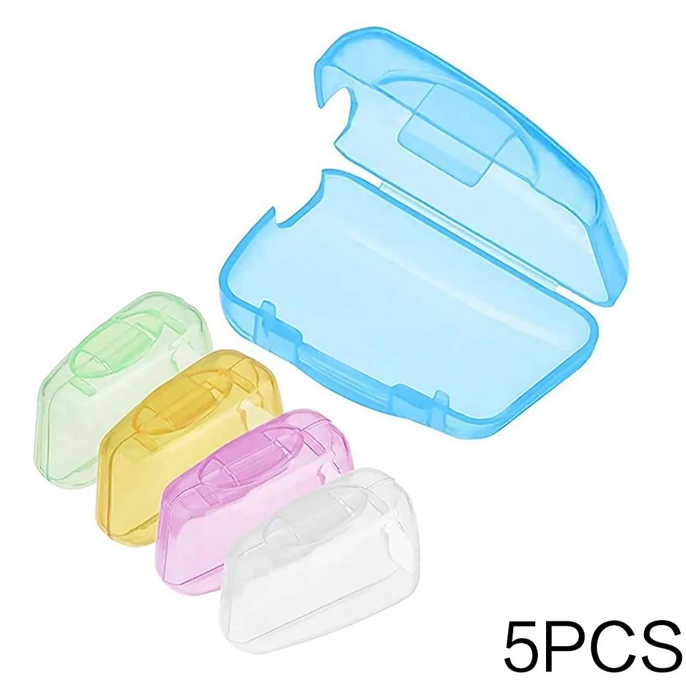 

5PCS Portable Home Outdoor Toothbrush Head Cover Portable Toothbrush Head Sanitary Protective Cap Outdoor Travel