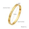 European Retro Zirconium & Titanium Bracelet - Fashionable, Versatile, Durable Gold Finish
