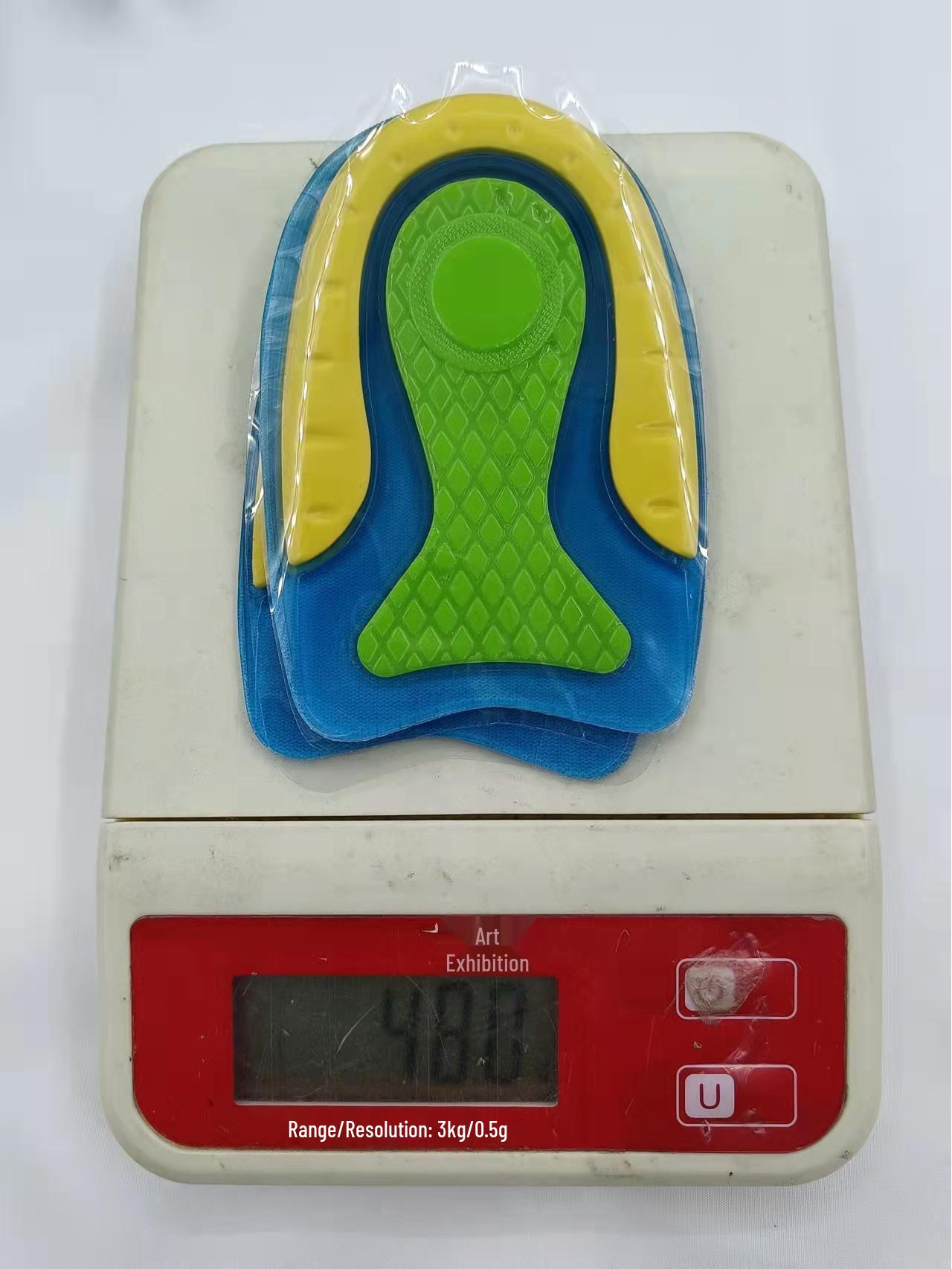 Силиконовые амортизирующие U-образные подпяточники - Спортивные стельки для увеличения роста