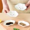New Cute Cloud-Shaped Ceramic Dishes Small Sauce Bowls for Hot Pot Salad Soy Sauce Dipping Plates for Kitchen Dessert