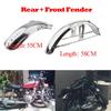 Chrom Front + Heck Schutzblech Metall Stahl für CG125 (58cm+55cm)