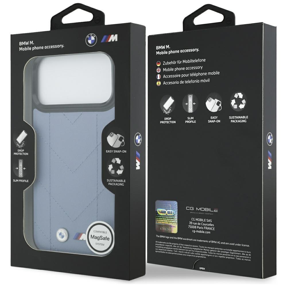 BMW M Stepp-Logo MagSafe Hülle für iPhone 17 Pro Max Blau