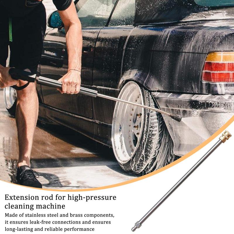 Hochdruckreiniger Verlängerungsstab 15 Zoll Hochdruckreiniger Lanzenstange 4000 PSI 1/4 Zoll Schnellkupplung Hochdruckreiniger Verlängerungsstab Dachrinne
