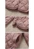 2024 Women's Fashion Loose-Fit Diamond Quilted Down Jacket - Lightweight, Warm, Round Neck, Short Coat