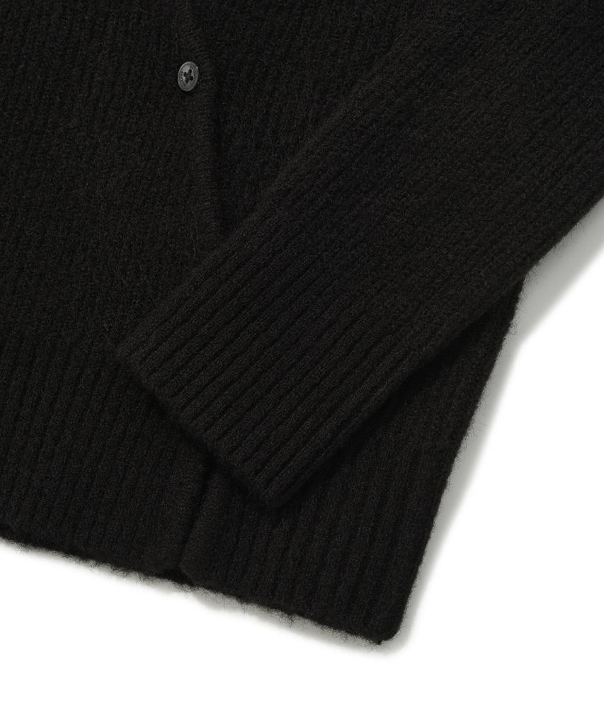 FALLETT Slit Button Knit Black