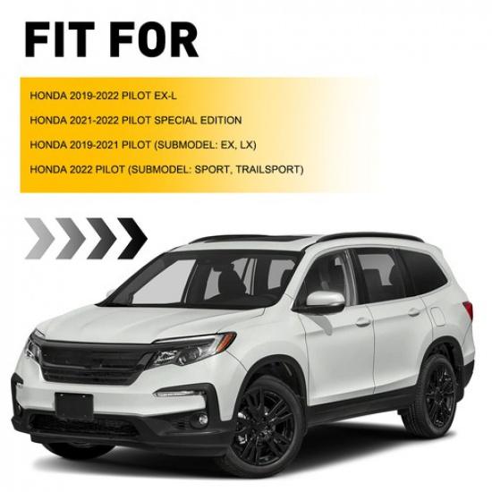 Front Driver Passenger Chrome Bumper Trim For 21-22 Honda Pilot Special Edition