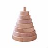 Wooden Stacking Toy Montessori with Peg Educational Blocks for Young Children,