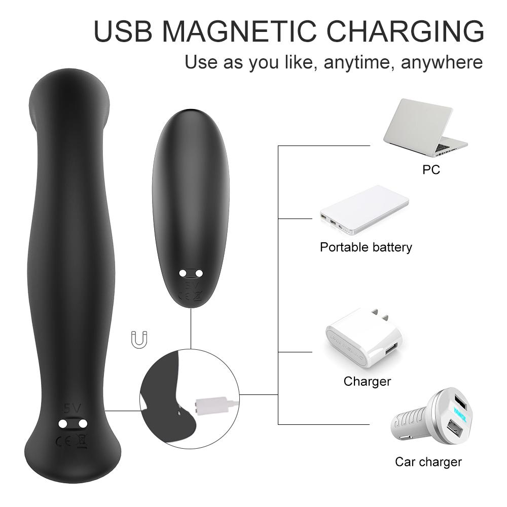 Wholesale Prostate Massage G P Spot Ass Stimulation Anal Sex Toys for Man Vibrator